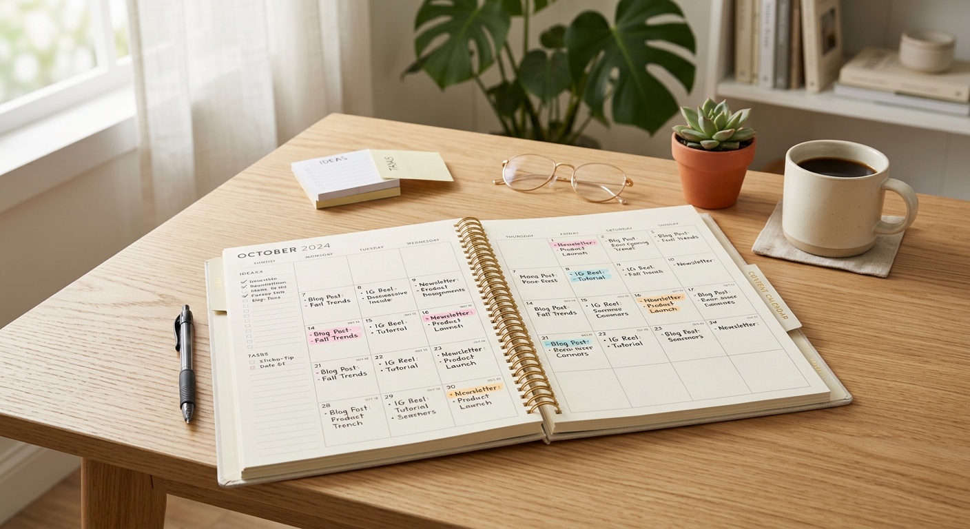 Content calendar strategy